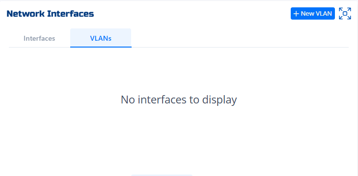 VLAN list